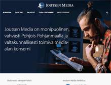 Tablet Screenshot of joutsenmedia.fi